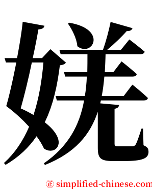 㛨 serif font