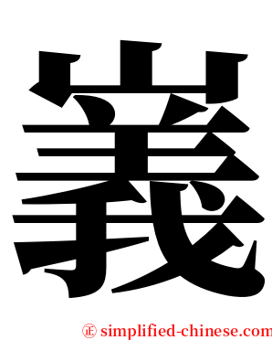㠖 serif font