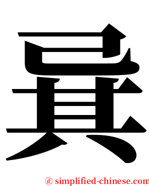 㠱 serif font