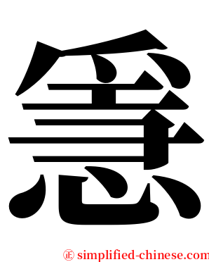 㥯 serif font
