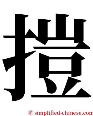 㨟 serif font