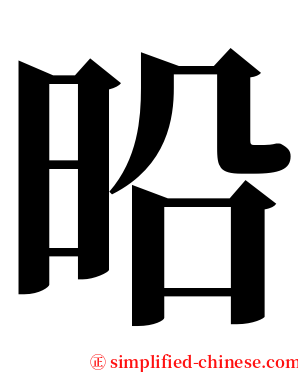 㫟 serif font