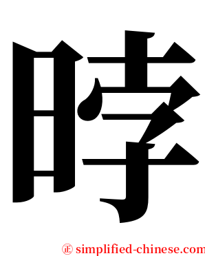 㫲 serif font