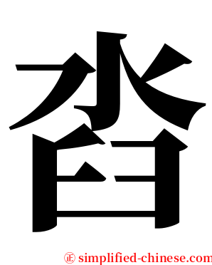 㳫 serif font