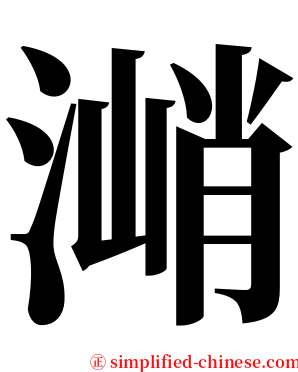 㴥 serif font