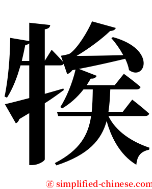 㸻 serif font