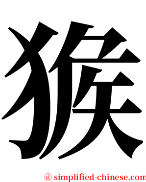 㺅 serif font