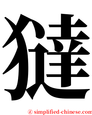 㺚 serif font