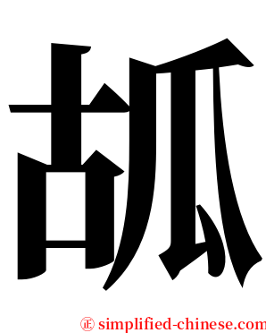 㼋 serif font