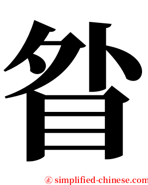 䀤 serif font