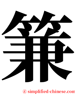䈴 serif font