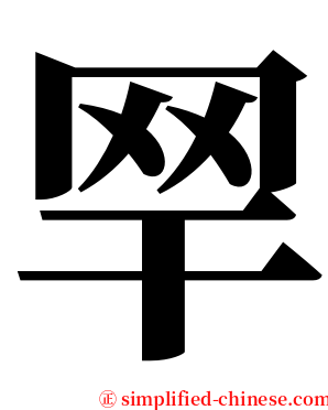 䍑 serif font