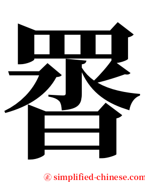 䍝 serif font