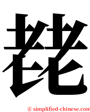 䎜 serif font