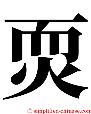 䎡 serif font