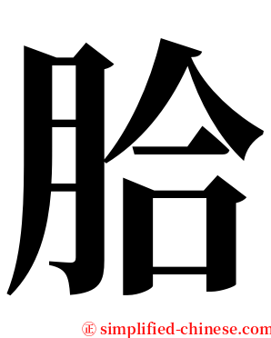 䏩 serif font