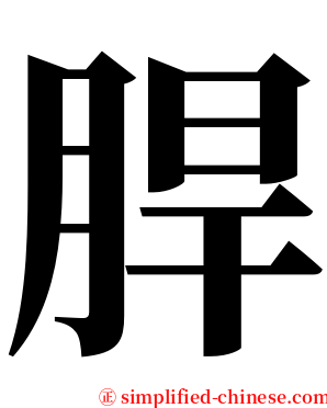 䏷 serif font