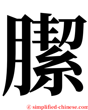 䐼 serif font
