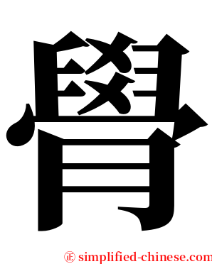 䑁 serif font