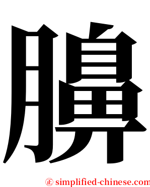 䑄 serif font
