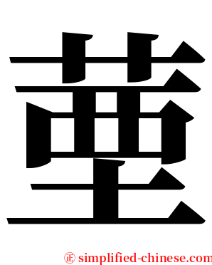 䓰 serif font