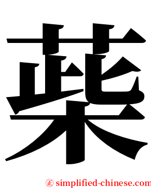 䓱 serif font