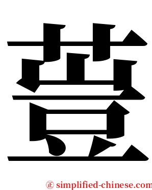 䔇 serif font