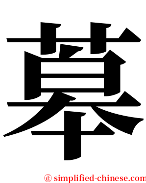 䔌 serif font