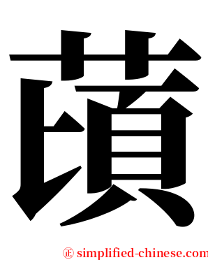 䔛 serif font
