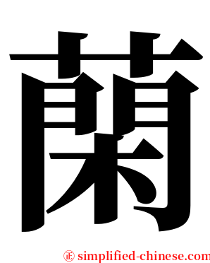 䔵 serif font