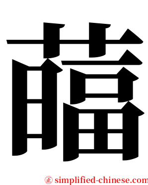 䕎 serif font