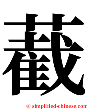 䕙 serif font