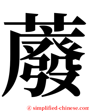 䕠 serif font