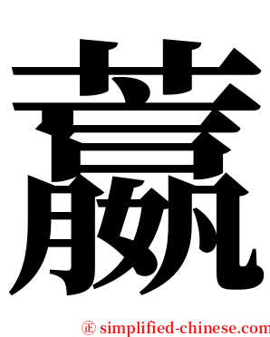 䕦 serif font
