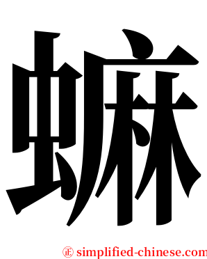䗫 serif font