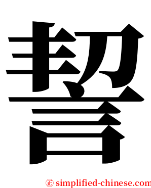 䛚 serif font