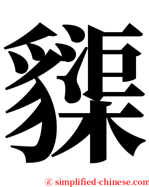䝣 serif font