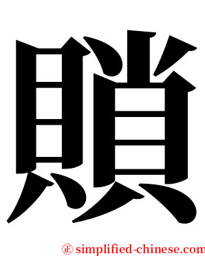 䞆 serif font