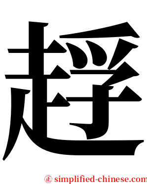 䞯 serif font