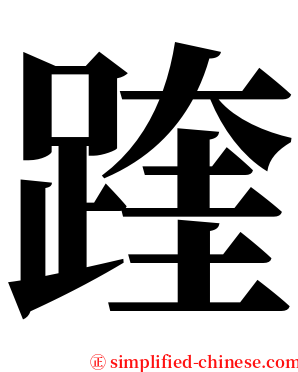 䠑 serif font