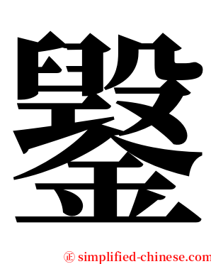 䥣 serif font