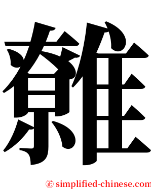 䨅 serif font