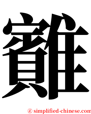 䨈 serif font