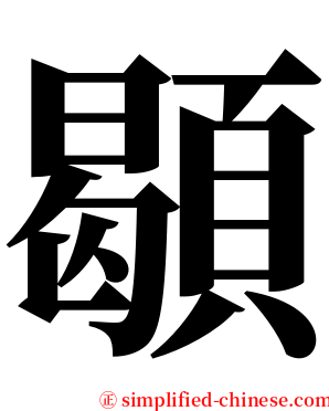 䫘 serif font