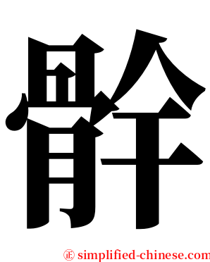 䯎 serif font
