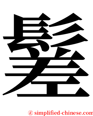 䰈 serif font
