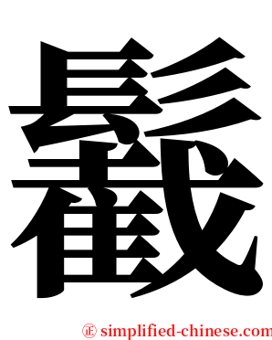 䰏 serif font