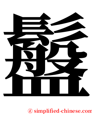 䰔 serif font