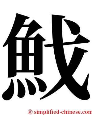 䰹 serif font
