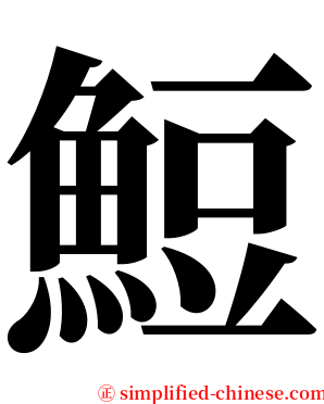 䱏 serif font